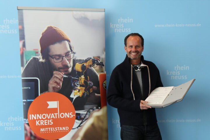 Günter Huhle mit Innovationspreis RHEINLAND GENIAL