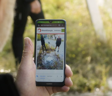 Smartphone Anrufer Wasserschaden