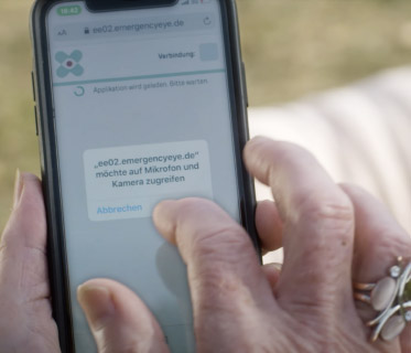 Smartphone Anrufer Notfall