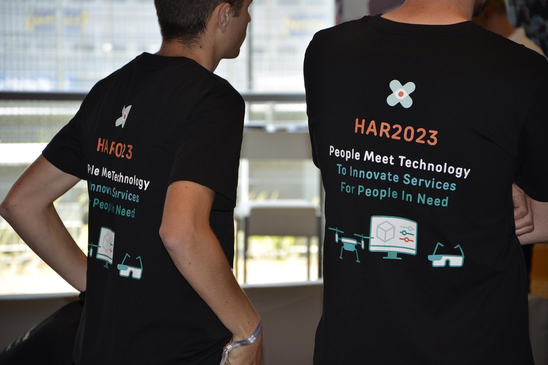 Hacker T-Shirt Rückansicht