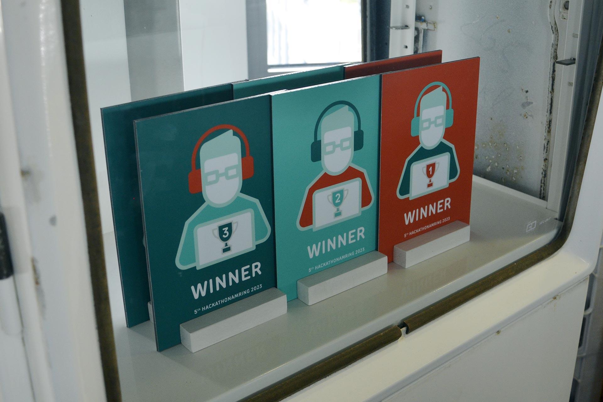 Hackathon Trophäen
