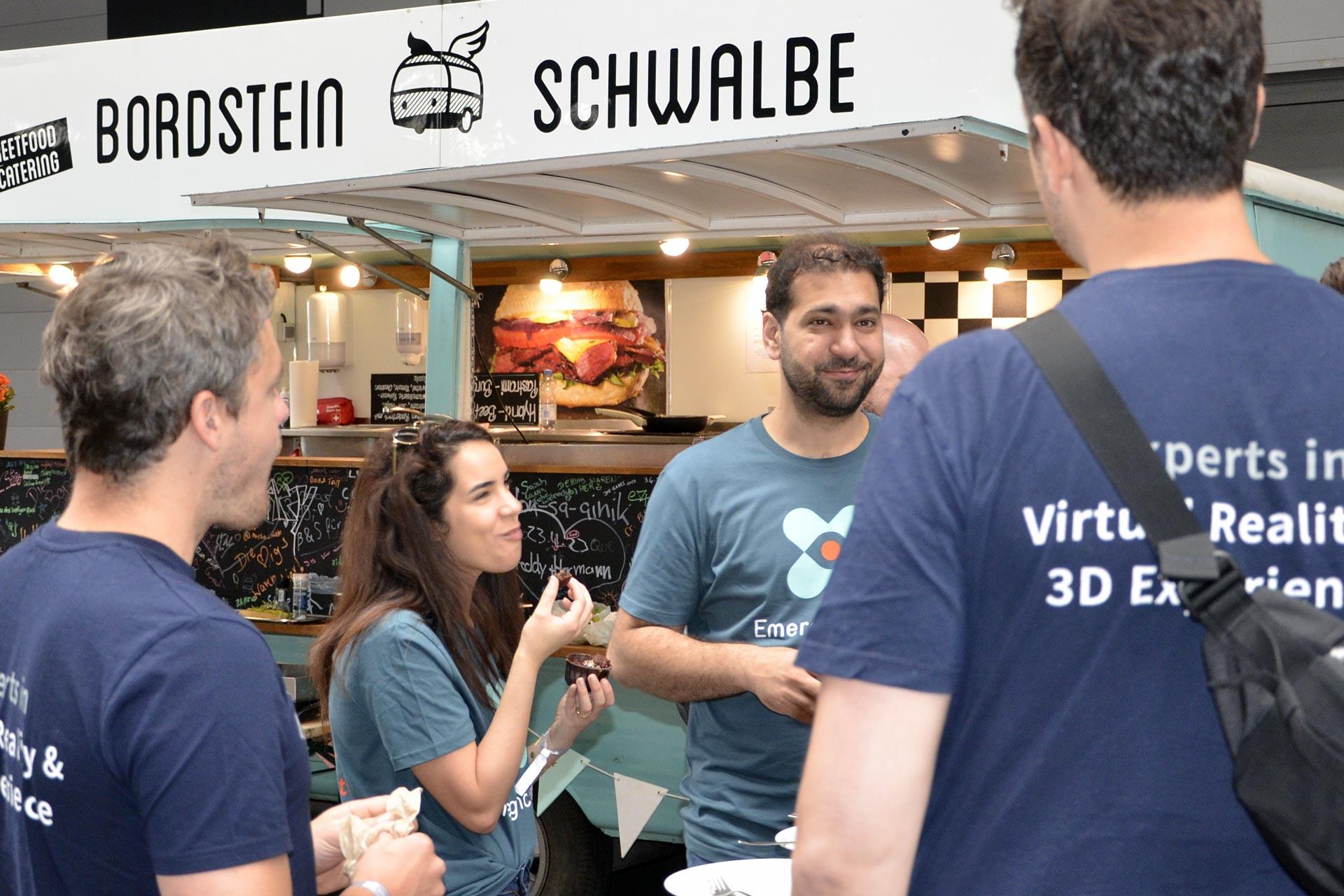 Gespräch beim Essen