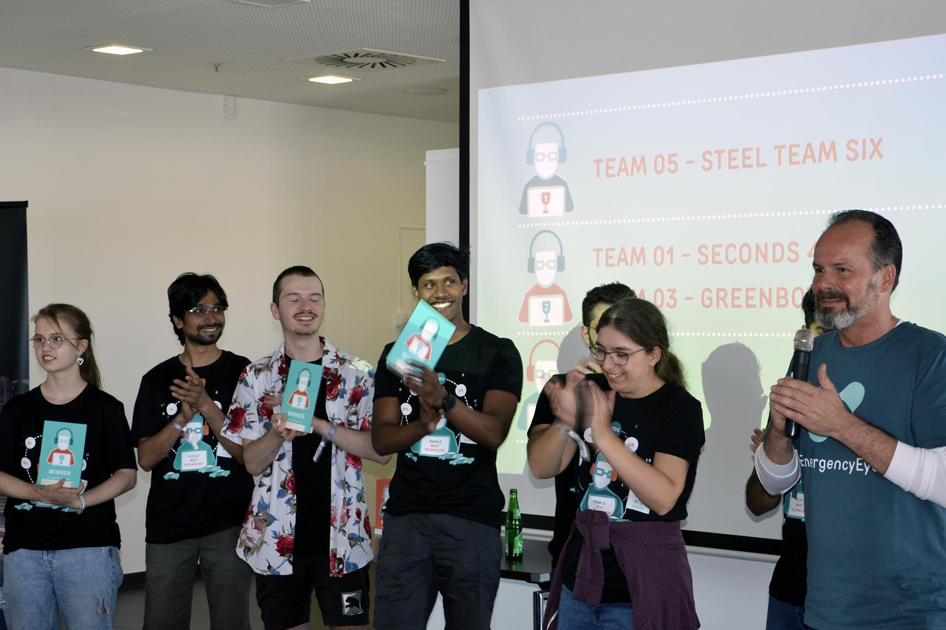 Preisverleihung Hackathonamring 2023